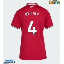 Manchester United Matthijs de Ligt #4 Hjemmedrakt Dame 2026-27 Kortermet